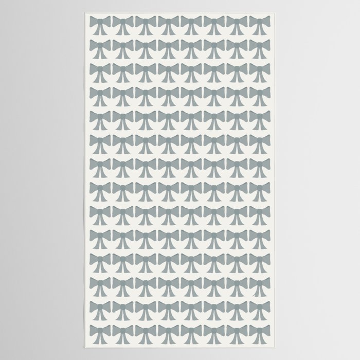 Vintage Bows XII Blue Sage Tablecloth Gallery Image 2