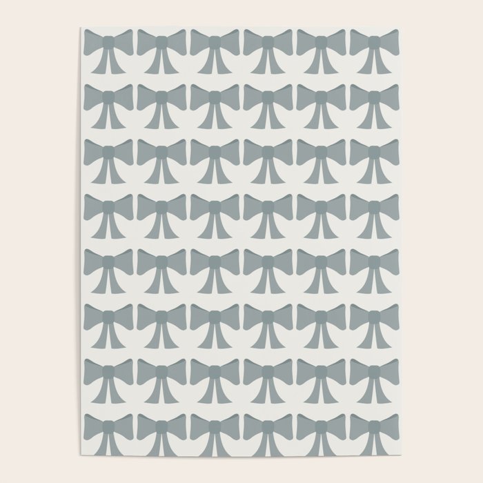 Vintage Bows XII Blue Sage Poster Gallery Image 4
