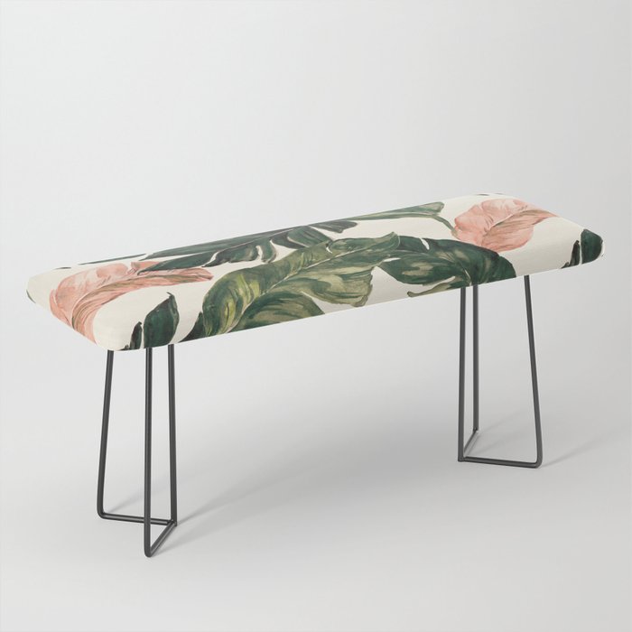 Leaf green and pink Bench Gallery Image 1