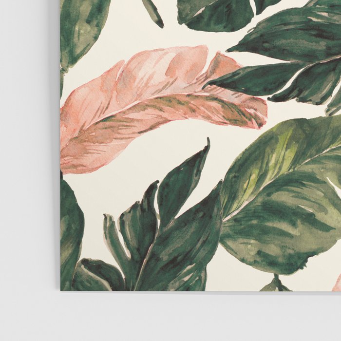 Leaf green and pink Poster Gallery Image 3