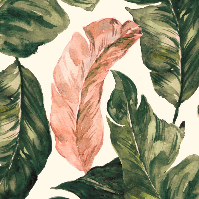 Leaf green and pink Coffee Mug Gallery Image 2