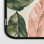 Leaf green and pink Laptop Sleeve Gallery Image 3