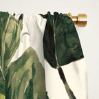 Leaf green and pink Window Curtain Gallery Image 2
