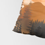 Sunshine over the peaceful mountainside Pillow Sham Gallery Image 4