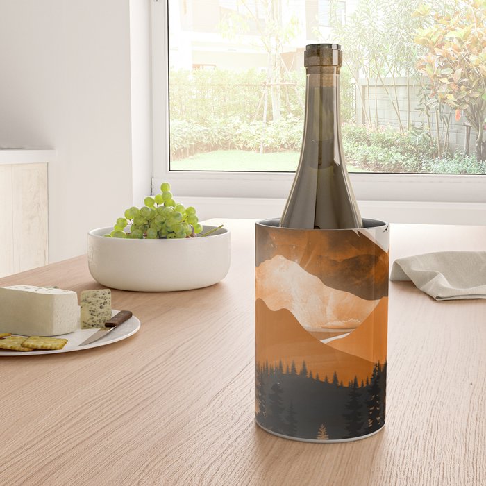 Sunshine over the peaceful mountainside Wine Chiller Gallery Image 4