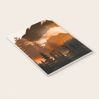 Sunshine over the peaceful mountainside Notebook Gallery Image 3