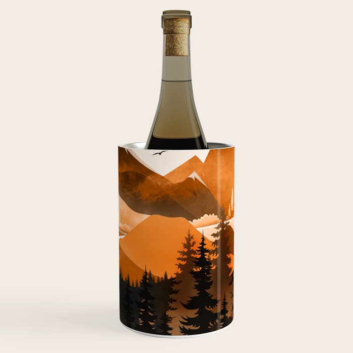 Sunshine over the peaceful mountainside Wine Chiller Gallery Image 3