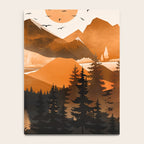 Sunshine over the peaceful mountainside Notebook Gallery Image 4