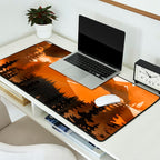 Sunshine over the peaceful mountainside Desk Mat Gallery Image 2