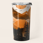 Sunshine over the peaceful mountainside Travel Mug Gallery Image 2