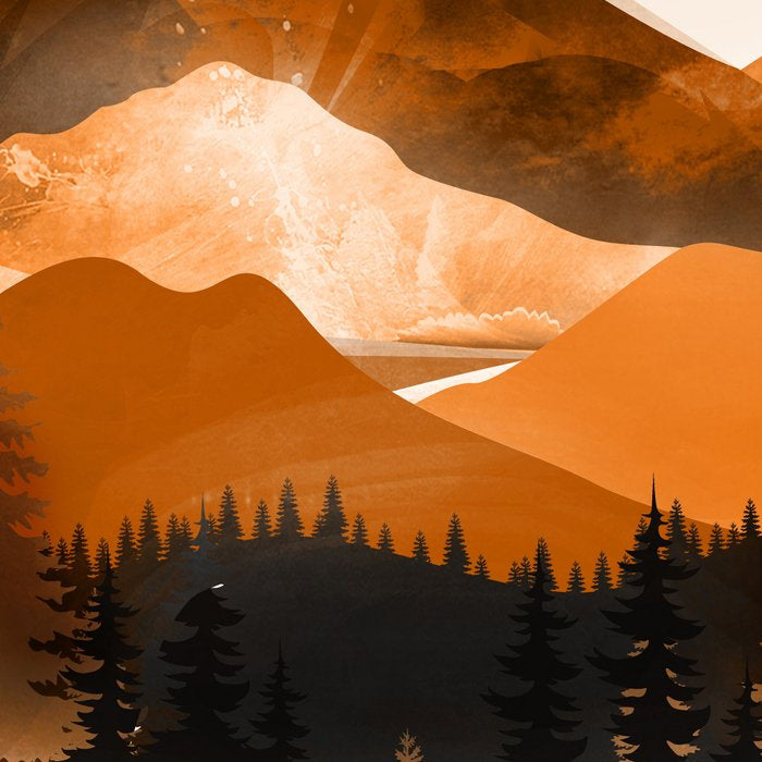 Sunshine over the peaceful mountainside Coffee Mug Gallery Image 2