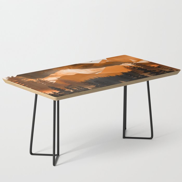 Sunshine over the peaceful mountainside Coffee Table Gallery Image 1