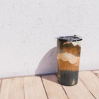 Sunshine over the peaceful mountainside Travel Mug Gallery Image 4