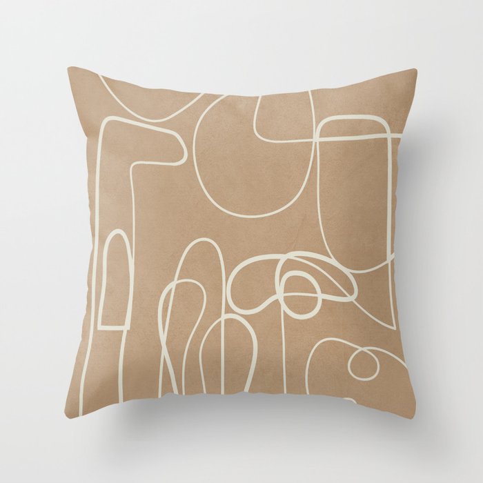 Lines in Space 3 Throw Pillow Gallery Image 6