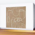 Lines in Space 3 Wall Mural Gallery Image 2