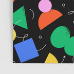 Colorful abstract geometric shape art pattern Poster Gallery Image 3
