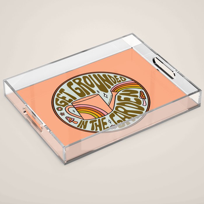 Get Grounded in the Garden Acrylic Tray Gallery Image 1