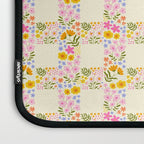 Vintage geometric flower art pattern Laptop Sleeve Gallery Image 3