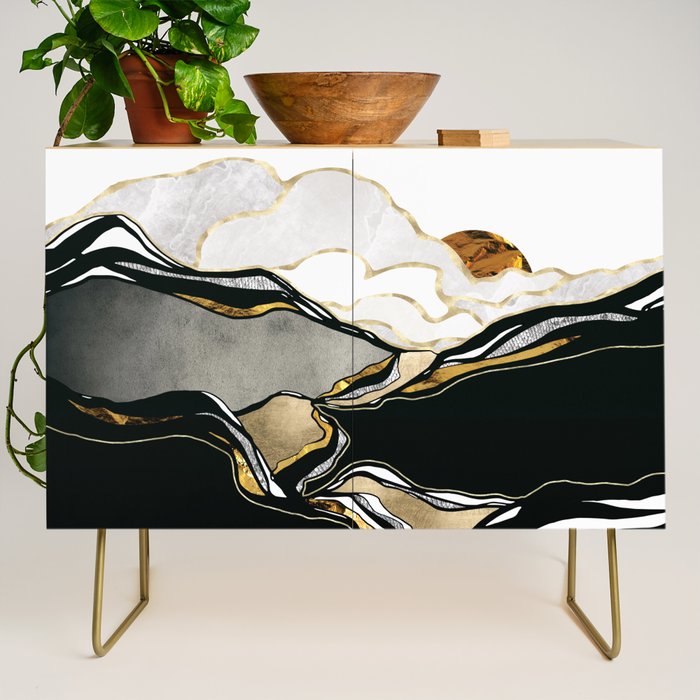Metallic Vista Credenza Gallery Image 1