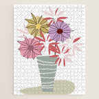 Asters Bunch Jigsaw Puzzle Gallery Image 1