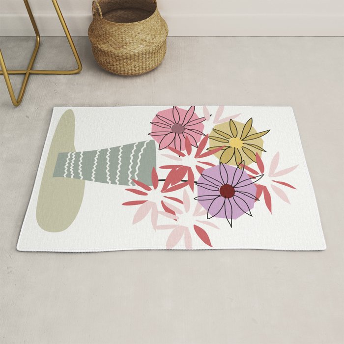 Asters Bunch Rug Gallery Image 1