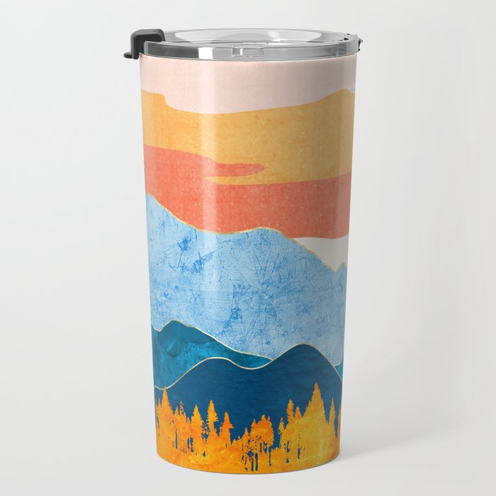 Fall Retro Vista Travel Mug Gallery Image 3