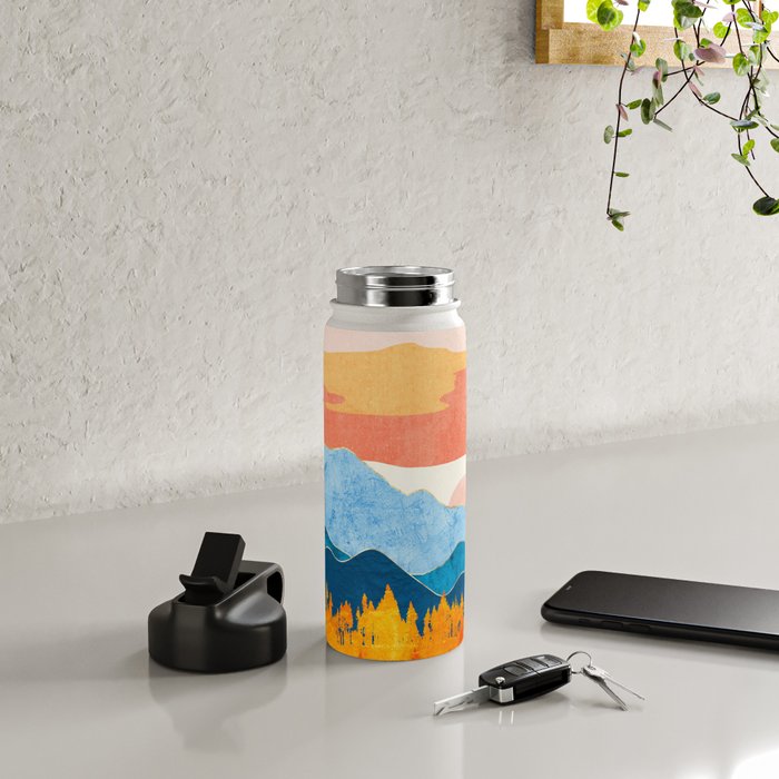 Fall Retro Vista Water Bottle Gallery Image 4