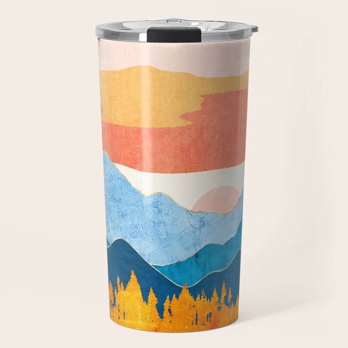 Fall Retro Vista Travel Mug Gallery Image 1
