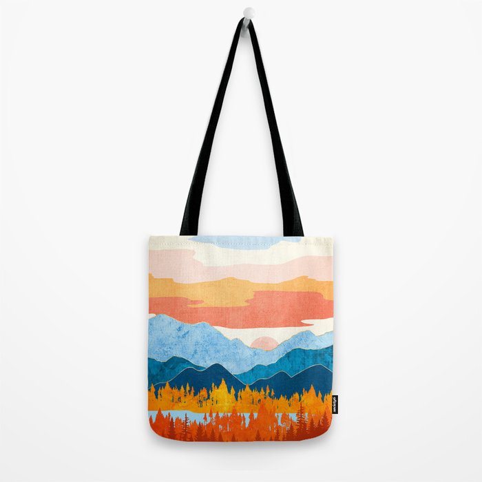 Fall Retro Vista Tote Bag Gallery Image 2