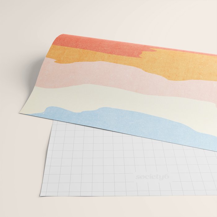 Fall Retro Vista Wrapping Paper Gallery Image 2