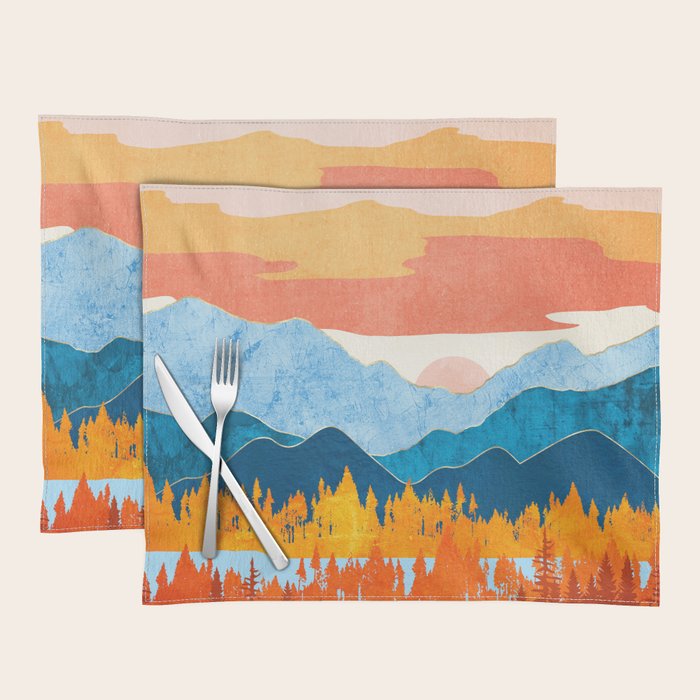 Fall Retro Vista Placemat Gallery Image 1