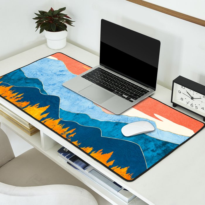 Fall Retro Vista Desk Mat Gallery Image 2