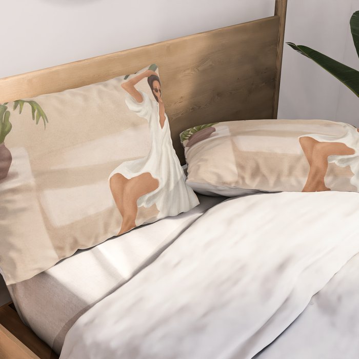 Graceful Resting II Pillow Sham Gallery Image 2