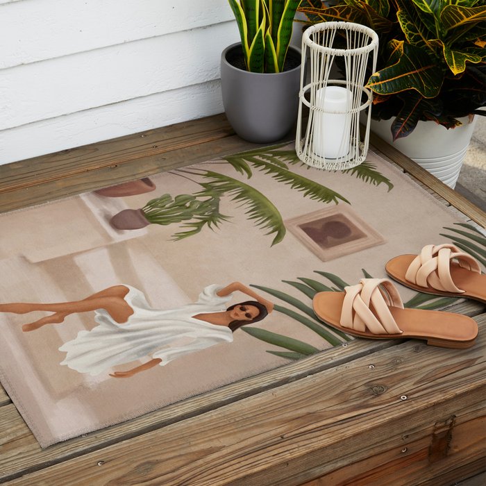 Graceful Resting II Outdoor Rug Gallery Image 2