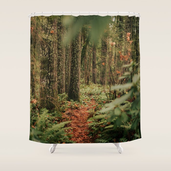 Forest Trail IV Shower Curtain Gallery Image 1