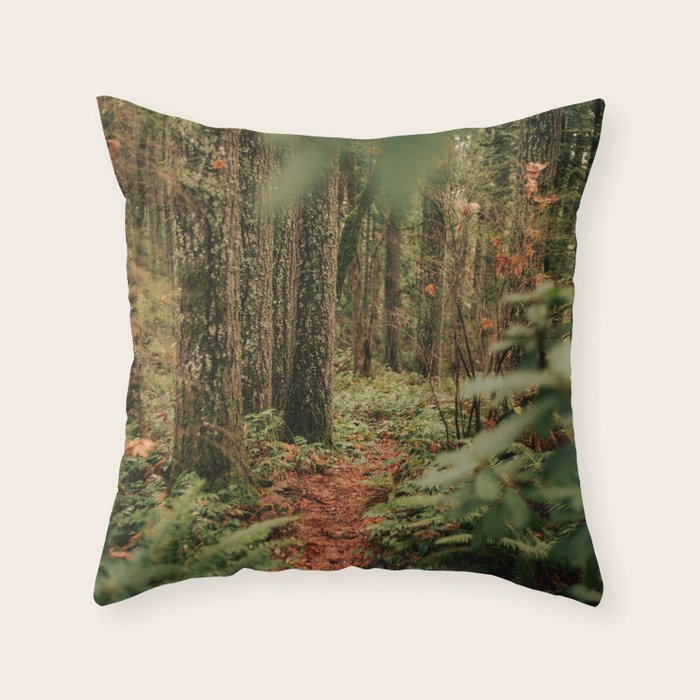 Forest Trail IV Throw Pillow Gallery Image 6