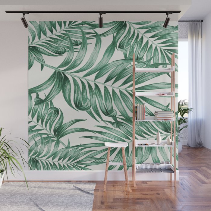 Palm Leaves Wall Mural Gallery Image 1