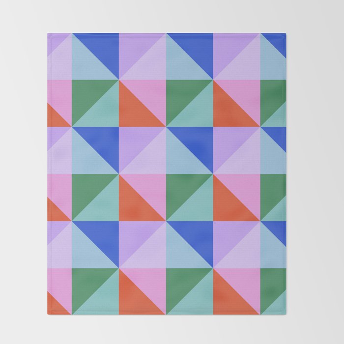 Kaleidoscope - brights Throw Blanket Gallery Image 2
