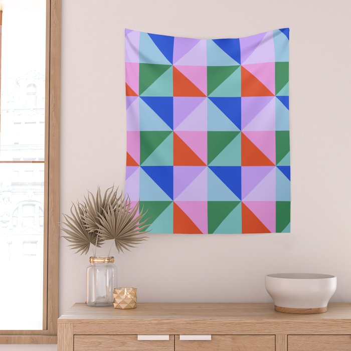 Kaleidoscope - brights Wall Tapestry Gallery Image 2