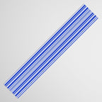  Classic Stripes XXXIV - Bright Blue Table Runner Gallery Image 3