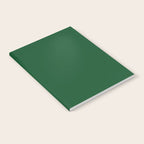 Emerald Green Solid Color Notebook Gallery Image 2