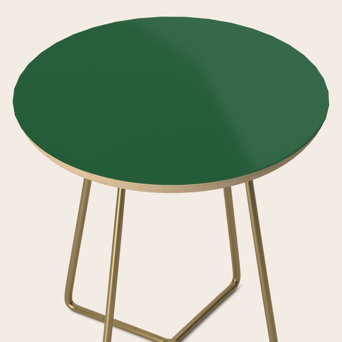 Emerald Green Solid Color Side Table Gallery Image 2