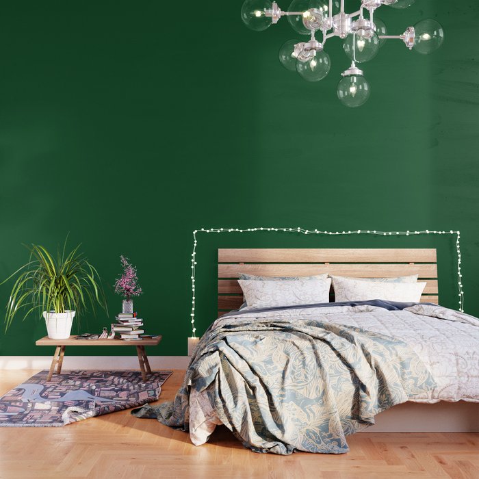 Emerald Green Solid Color Wallpaper Gallery Image 3