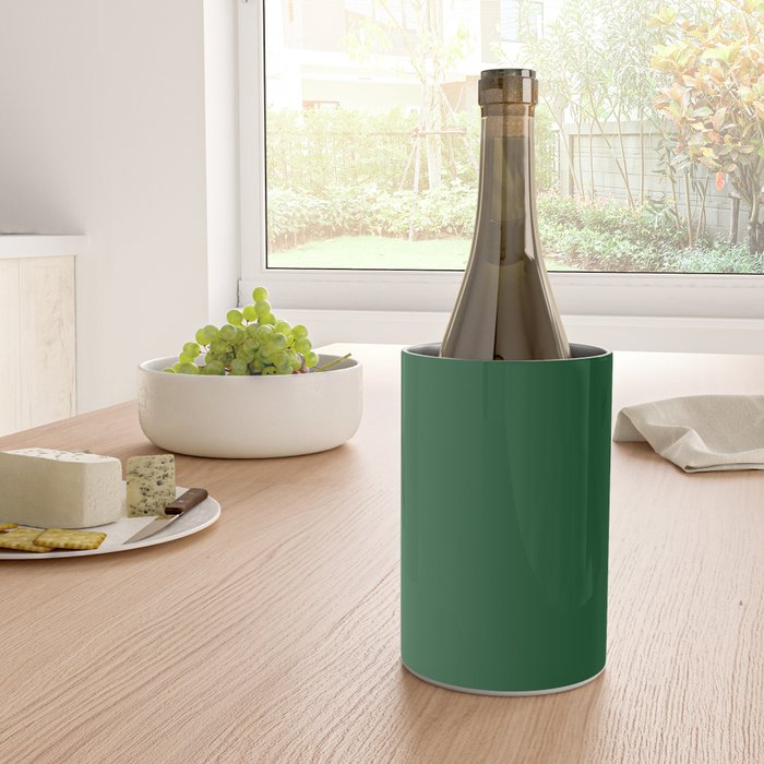 Emerald Green Solid Color Wine Chiller Gallery Image 4