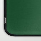 Emerald Green Solid Color Laptop Sleeve Gallery Image 3