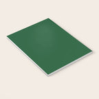 Emerald Green Solid Color Notebook Gallery Image 3
