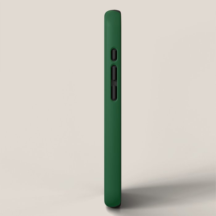 Emerald Green Solid Color iPhone Case Gallery Image 2