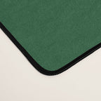 Emerald Green Solid Color Desk Mat Gallery Image 4