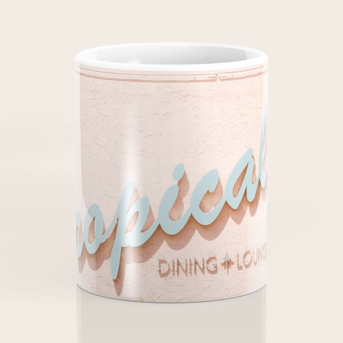Tropicale Lounge - Retro Palm Springs Photography, Midcentury  Coffee Mug Gallery Image 4