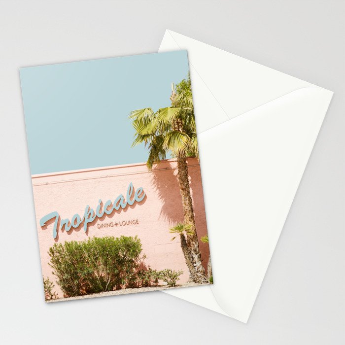 Tropicale Lounge - Retro Palm Springs Photography, Midcentury  Stationery Card Gallery Image 2